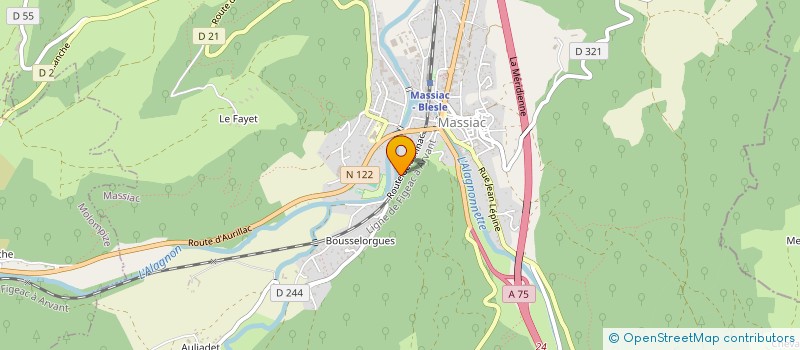 localisation de l'entreprise HEUR ET CAS à MASSIAC