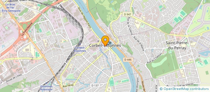 localisation de l'entreprise HEURE ET TEMPS 91 à CORBEIL-ESSONNES