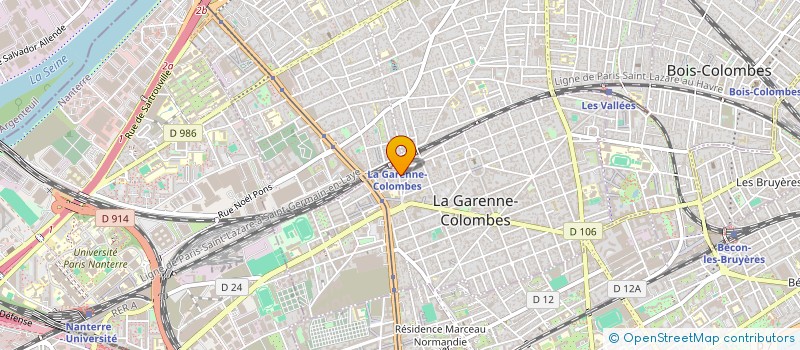 localisation de l'entreprise HEURE GOURMANDE à LA GARENNE-COLOMBES