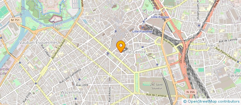 localisation de l'entreprise HEUREKA à LILLE