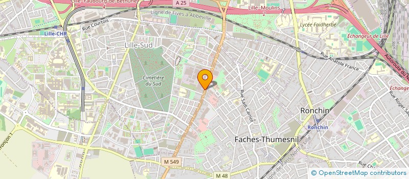 localisation de l'entreprise HEUREKA à LILLE