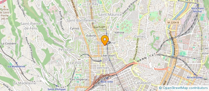 localisation de l'entreprise HEUREQUAL 06 à NICE