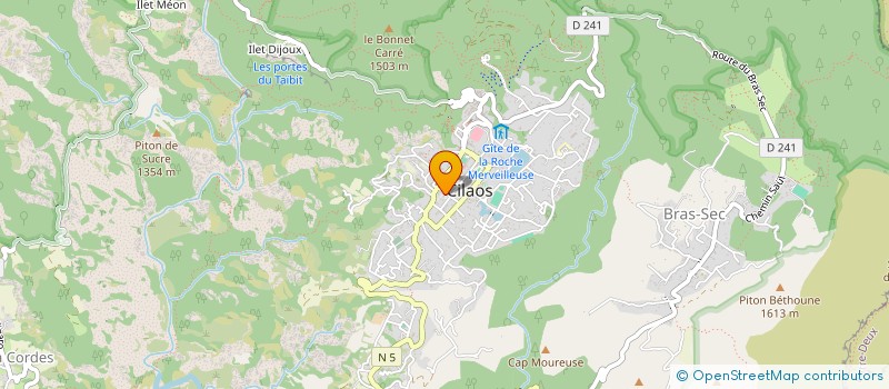 localisation de l'entreprise HEURES CLAIRES à CILAOS