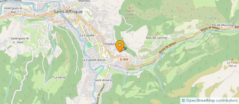 localisation de l'entreprise HEUREUX A VELO  SAINT-AFFRIQUE