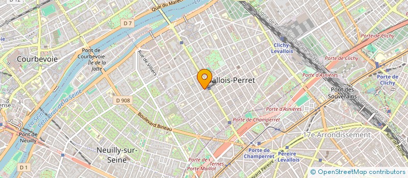 localisation de l'entreprise HEUREUX EVENEMENTS  LEVALLOIS-PERRET