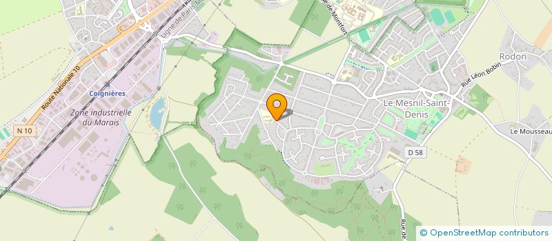 localisation de l'entreprise HEUREUX QUI COMME  LE MESNIL-SAINT-DENIS