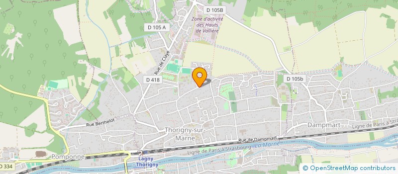 localisation de l'entreprise HEURIS LANGUAGE CONSULTANTS à THORIGNY-SUR-MARNE