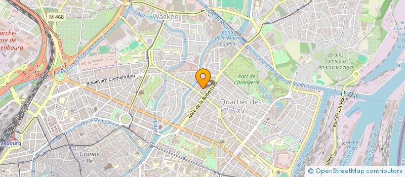 localisation de l'entreprise HEURISTECH à STRASBOURG