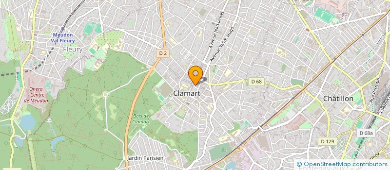 localisation de l'entreprise HEURISTIQUE CONSEIL  CLAMART