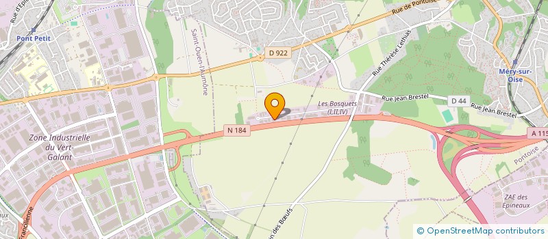 localisation de l'entreprise HEURO QUARTZ à MERY-SUR-OISE