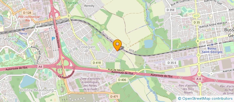 localisation de l'entreprise HEUROPRO SERVICES  COLLEGIEN