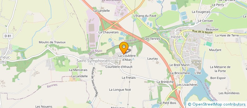 localisation de l'entreprise HEURTAULT-GUILE  SAINT-SYMPHORIEN