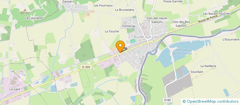 localisation de l'entreprise HEURTAUX à LA CHARTRE SUR LE LOIR