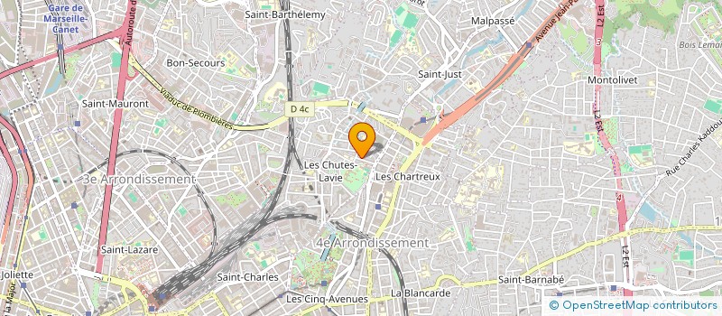 localisation de l'entreprise HEURTAUX FRANCOIS ET BRIVE LAURA à MARSEILLE