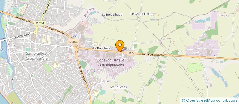 localisation de l'entreprise HEURTEVENT  SOULLANS
