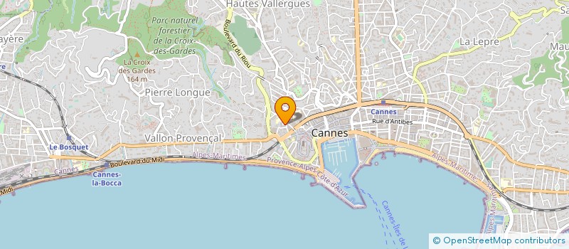 localisation de l'entreprise HEUTROPE DEJOIE DE SA à CANNES