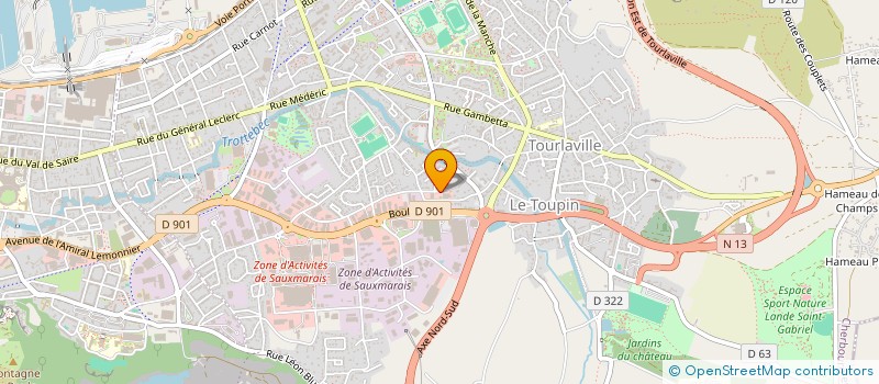 localisation de l'entreprise HEUZE  CHERBOURG-EN-COTENTIN