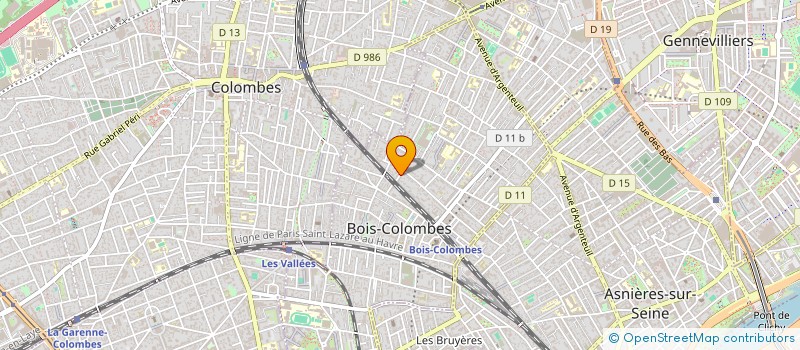 localisation de l'entreprise HEUZE BEL AIR à BOIS-COLOMBES