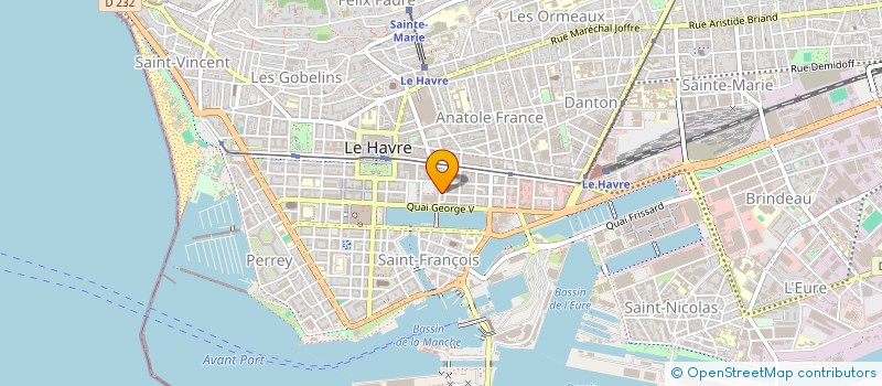 localisation de l'entreprise HEUZE IMMOBILIER  LE HAVRE