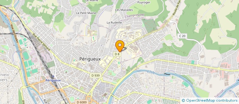 localisation de l'entreprise HEV DIFFUSION NOUVEL'AIR à PERIGUEUX