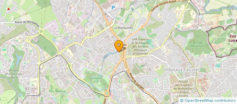 localisation de l'entreprise HEVA à MONTPELLIER