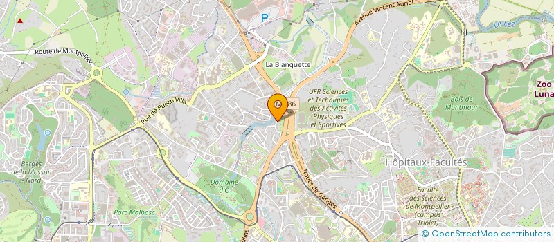 localisation de l'entreprise HEVA MONT D'ARBOIS à MONTPELLIER