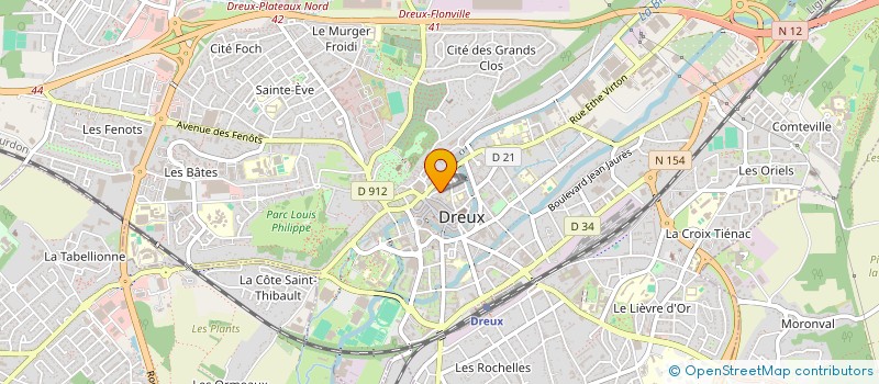localisation de l'entreprise HEVA RUE DES GAULTS à DREUX