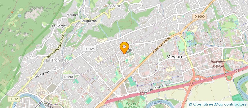 localisation de l'entreprise HEVANA  MEYLAN