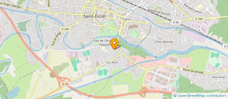localisation de l'entreprise HEVANISAN à SAINT-DIZIER