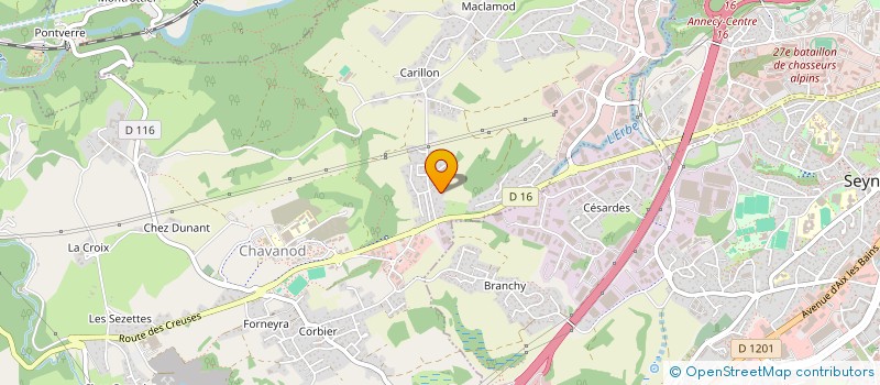 localisation de l'entreprise HEVAPO  CHAVANOD