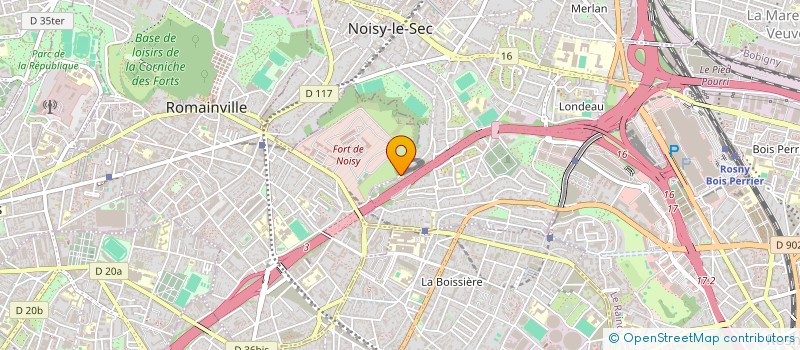 localisation de l'entreprise HEVART  NOISY-LE-SEC