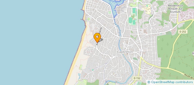 localisation de l'entreprise HEVBAT à CAPBRETON