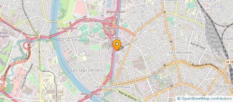 localisation de l'entreprise HEVEA à TOULOUSE