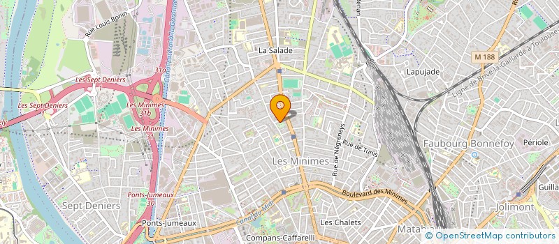 localisation de l'entreprise HEVEL  TOULOUSE