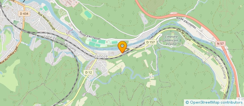 localisation de l'entreprise HEVESSY  DINOZE