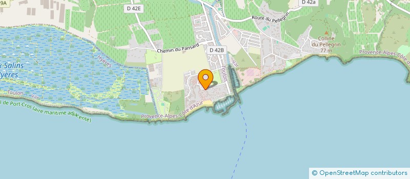 localisation de l'entreprise HEVIN  LA LONDE-LES-MAURES