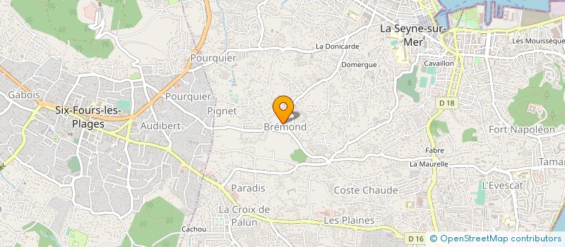 localisation de l'entreprise HEVOLIS CONSEIL RH COACHING à LA SEYNE-SUR-MER