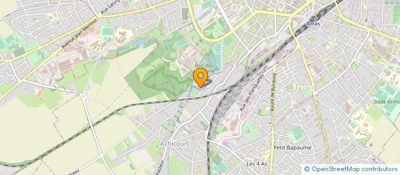 localisation de l'entreprise HEVRIC à ARRAS