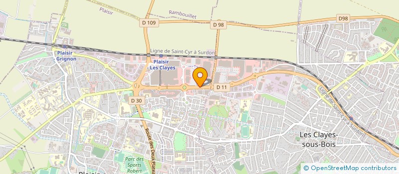 localisation de l'entreprise HEVY à PLAISIR