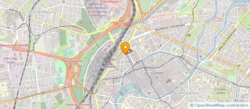 localisation de l'entreprise HEWA à STRASBOURG