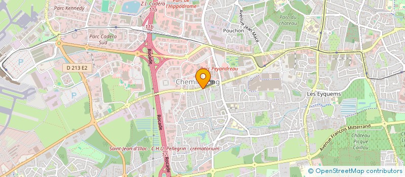 localisation de l'entreprise HEWI  MERIGNAC