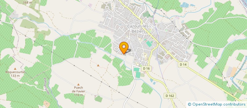 localisation de l'entreprise HEX?A  CAZOULS-LES-BEZIERS