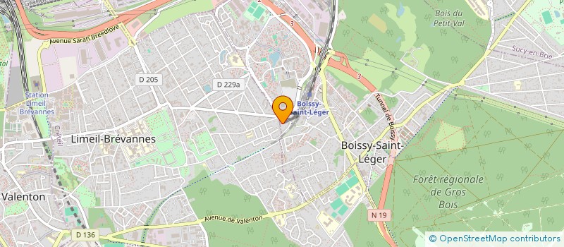 localisation de l'entreprise HEXA 7 à BOISSY-SAINT-LEGER
