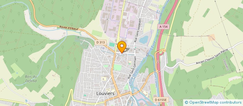 localisation de l'entreprise HEXA CARS à LOUVIERS
