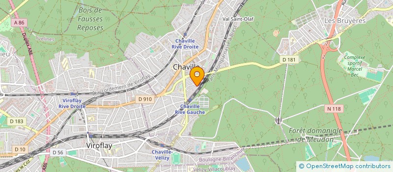 localisation de l'entreprise HEXA COMPANY à CHAVILLE