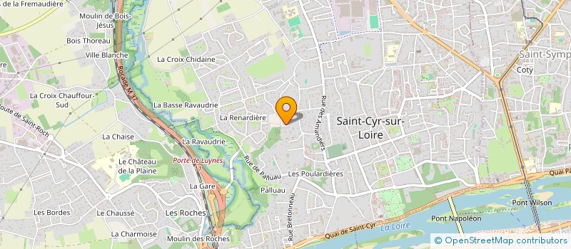 localisation de l'entreprise HEXA-COURSES à SAINT-CYR-SUR-LOIRE