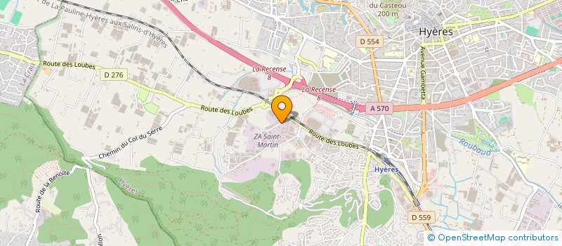 localisation de l'entreprise HEXA DEVELOPPEMENT à HYERES