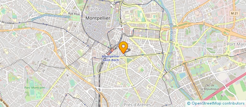 localisation de l'entreprise HEXA DIFFUSION à MONTPELLIER