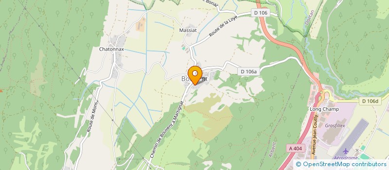 localisation de l'entreprise HEXA ETUDES à OYONNAX