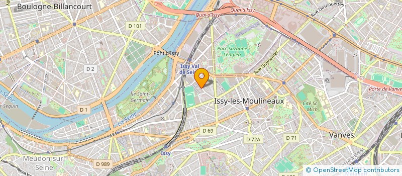 localisation de l'entreprise HEXA GUARD à ISSY-LES-MOULINEAUX